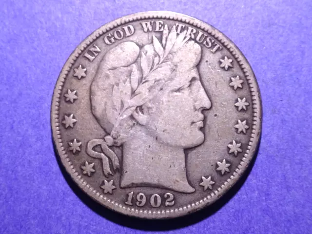 1902 Barber Half  Abt. Fine