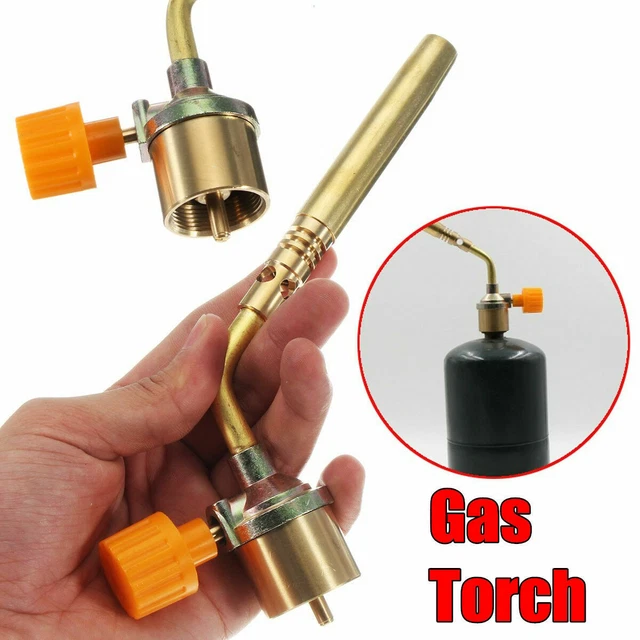 Kit Saldobrasatura Cannello Per Saldatura Con Bombola Gas MAP PRO - Torcia Polifunzionale Ad Alta Temperatura, Accensione Piegoelettrica Cannello Per Microtorcia - Foto 10