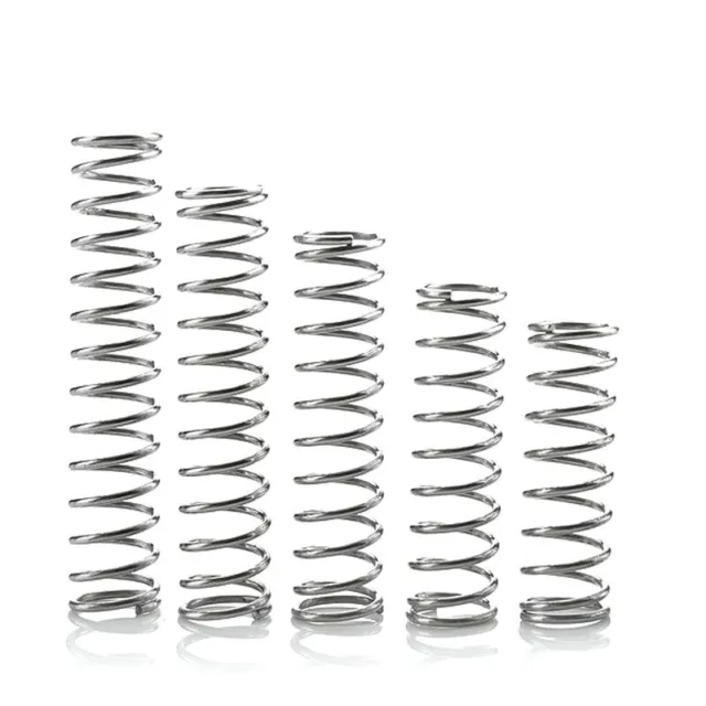 Compression Spring 0.6mm Wire Dia 5-11mm Dia 60-100mm Length Zinc Plated