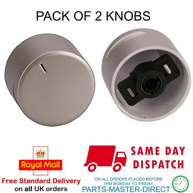 Véritable Beko Plaque Four Cuisinière Argent Cadran Bouton Contrôle Interrupteur