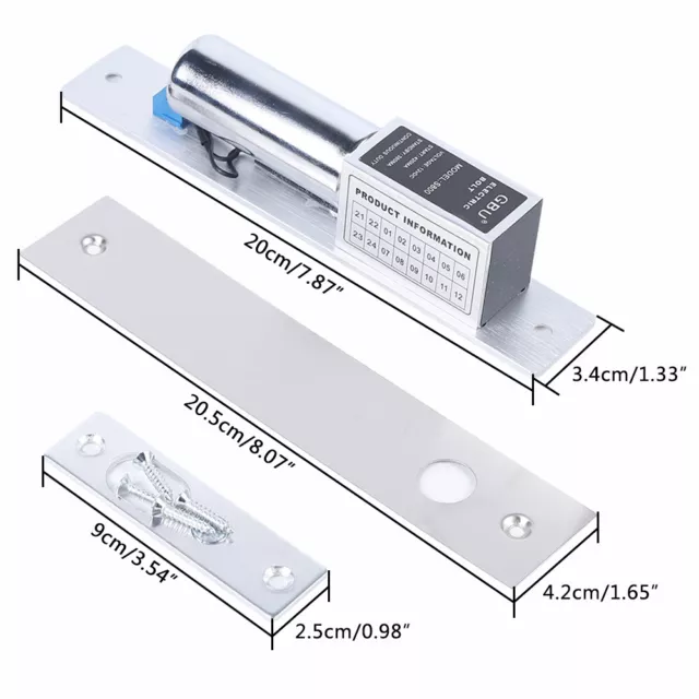 12v Electric Bolt Lock Electronic Mortise Lock for Access Control TOP!