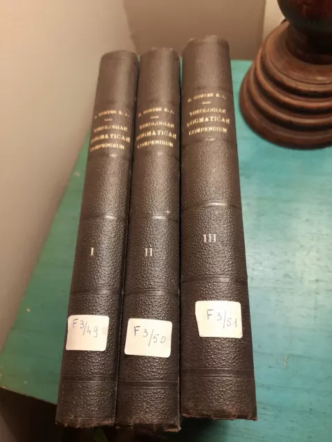 579 Theologiae dogmaticae compendium in usum studiosorum theologiae - Hurter