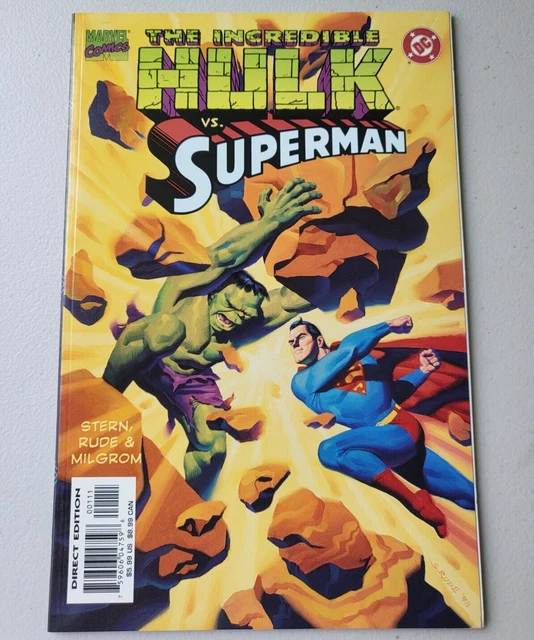 INCREDIBLE HULK VS SUPERMAN Vol. 1 TPB 1999 DC Marvel Steve Rude VF