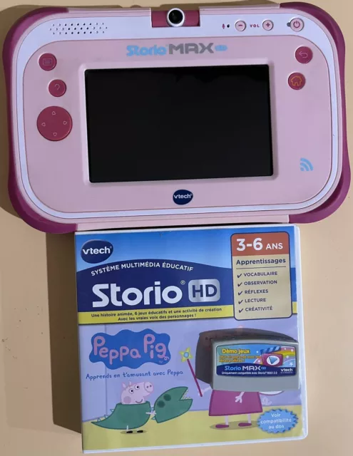 Tablette storio max 2.0 5 rose, jeux educatifs