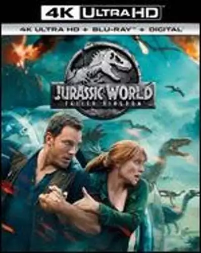 Jurassic World: Fallen Kingdom [4K Ultra HD Blu-ray/Blu-ray]: Used