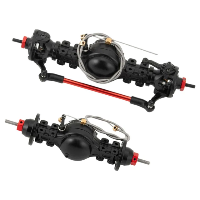 Supports De Suspension Supérieure Pour Essieu Tamiya CC02 - Échelle 1:10 - Noir - Neuf