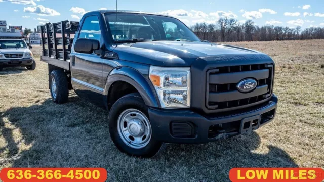 2015 Ford F250 XL Used Flatbed 6.2 V8 auto low miles 1 owner landscape delivery