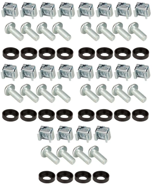 BIGtec 100 x Käfigmutter Montageschrauben Käfigmutternset M6 Montagesatz für 10