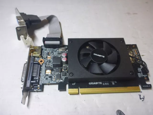 Gigabyte GV-N710D3-2GL (rev. 2.0) - graphics card - GF GT 710 - 2 GB