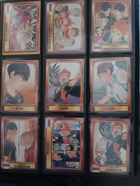 Haikyu Haikyuu Shonen Jump Cards Anime Manga