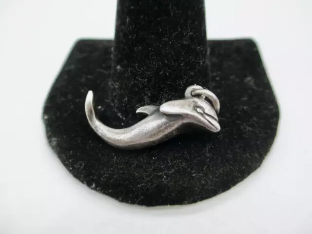 4.4 Gram Retired James Avery Sterling Silver Beluga Whale Dolphin Charm