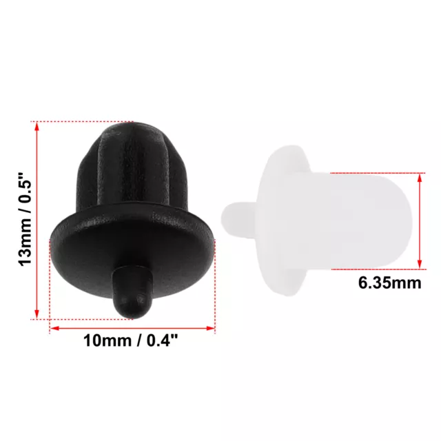 10 Pcs 6.35mm Anti Dust Cover, Rubber Jack Plug Socket Port Dust Cap for Audio 2