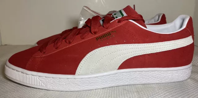 Size 12 - PUMA Suede Classic 21 High Risk Red - 374915-02