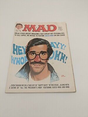 Vintage Mad Magazine "Fonzie" No. 187 Oct 1976 Alfred E. Neuman