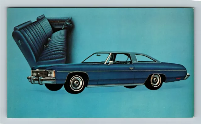 1974 Chevrolet Impala Custom Coupe Automobile Vintage Postcard