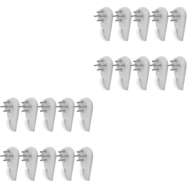20 pcs  Photo Frame Nails Hooks- Invisible Wall Hanger Seamless Wall Hook