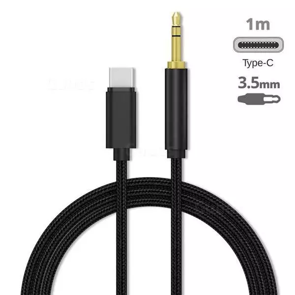 USB-C Type c To 3.5mm Audio Cable Adapter Aux Headphone Jack For Samsung Macbook