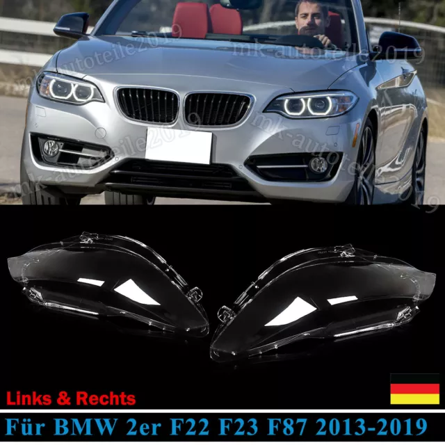 2x Klar Scheinwerfer Scheinwerferglas Streuscheiben Für BMW E46 2DR Coupe  03-06