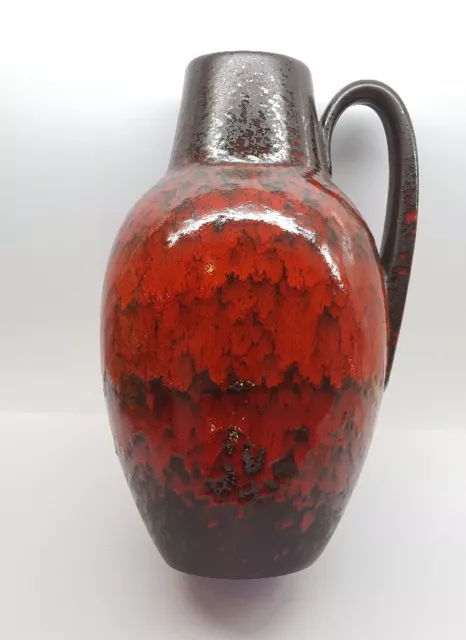 Scheurich Vase 279-38 Fat Lava 70er Keramik floor vase 60s 70s WGP