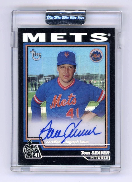 TOM SEAVER 2004 Topps Retired Chrome Refractor Auto Autograph 21/25 HOF SP Card TOM SEAVER 2004 Topps Retired Chrome Refractor Auto Autograph 21/25 HOF SP Card