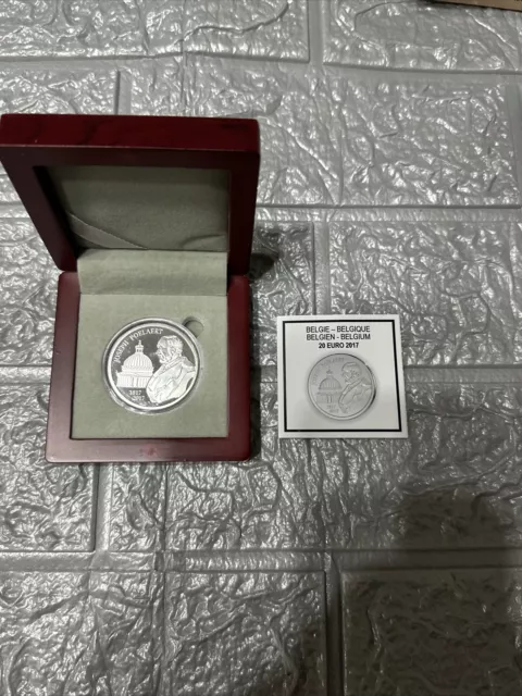 20 Euro Belgio 2017 Argento  Joseph Poelaert