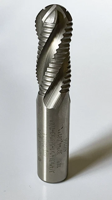 CONTROX HSS COBALT ROUGHING END MILL 3/4 x 3/4 x 1-5/8 x 3-7/8 4-FLUTE NOS