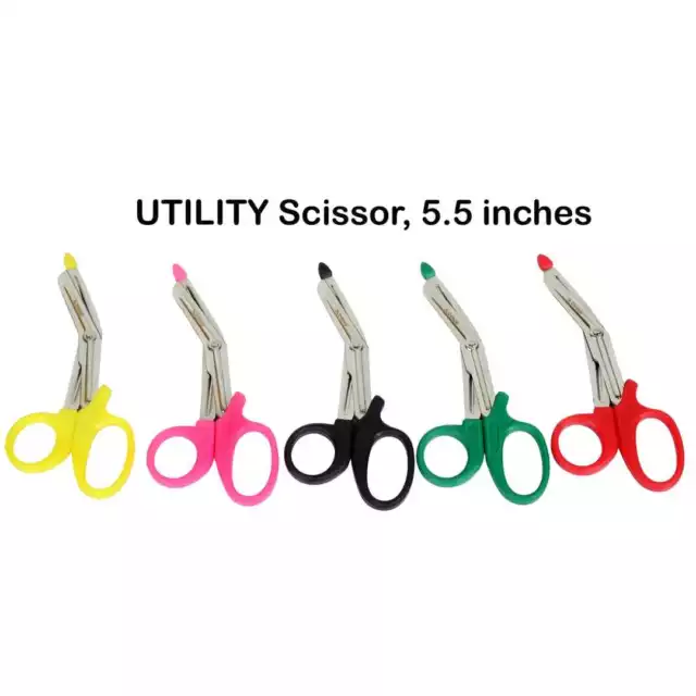 Utility Bandage Scissors Tuff Cut Nursing Surgical First Aid Household Sheras