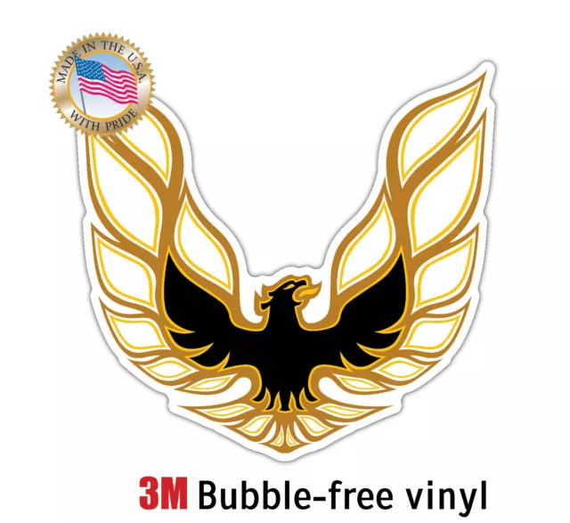 Pontiac Firebird Decal Sticker 3M Usa Made Truck Helmet Vehicle Window Wall Car