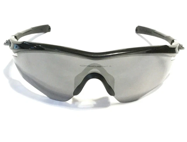 OAKLEY M2 FRAME SUNGLASSES Black Frames Carbon Fiber Temples Iridium Lens A10
