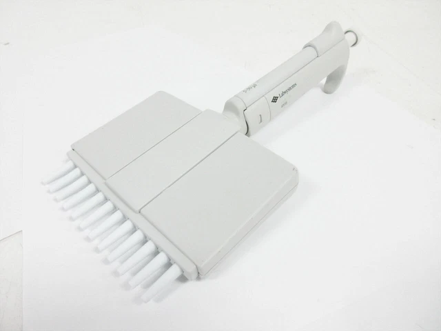 LABSYSTEMS 4510 FINNPIPETTE 12 CHANNEL PIPETTE PIPET  5 - 50 uL ADJUSTABLE