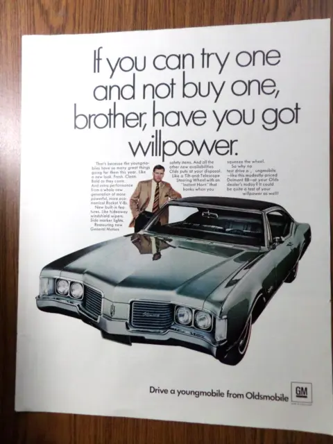 1968 Oldsmobile Olds Delmont 88 Coupe Ad