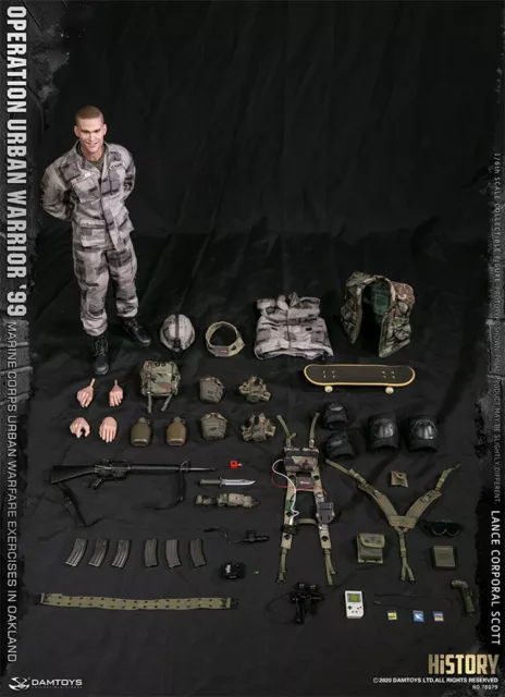 DAMTOYS 1/6 Marine Corps Exercise Sergeant Major Cruise Soldier Action Figure