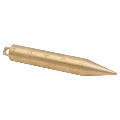 Tank Gauging Plumb Bobs, 20 Oz, Brass, English/Metric U.S. Tape 58899