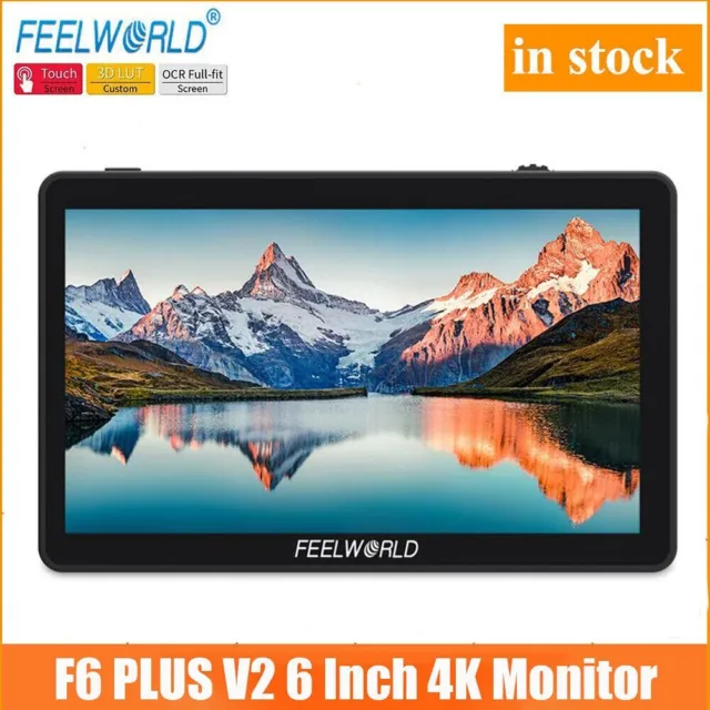 Feelworld F6 Plus 5.5" 3D LUT 4K HDMI Camera Field Monitor Touch Screen