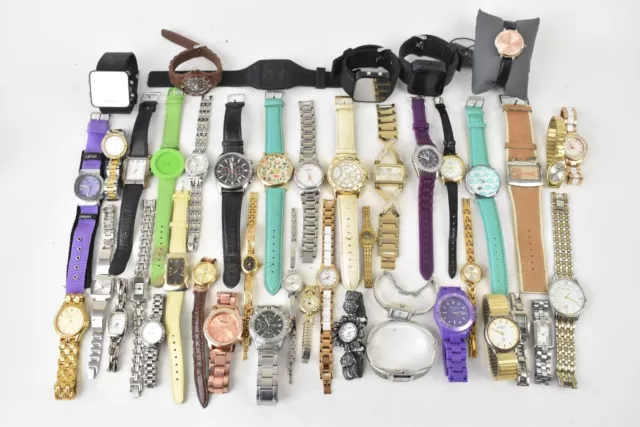Bundle Job Lot of 2KG Watches Various Colours Shapes and Styles Not Working