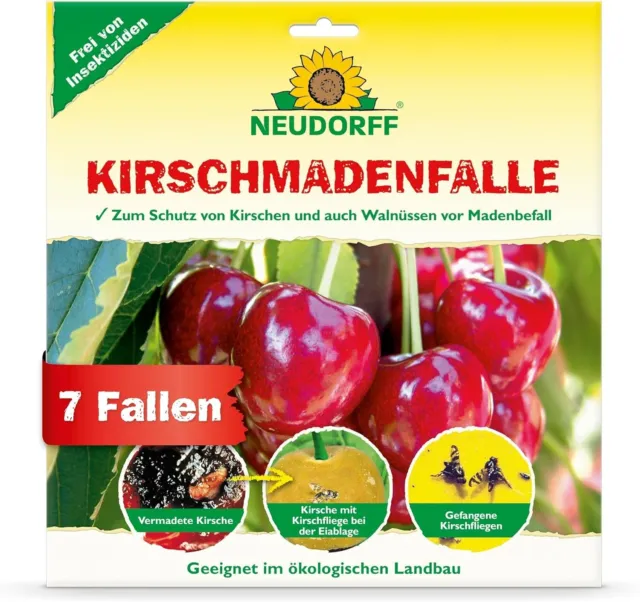 Neudorff KirschmadenFalle Schutz von Kirschen vor Madenbefall 7 Stück