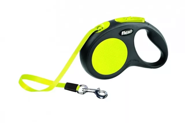 Flexi Leine Einwickler Flexi Neu Classic Gurt Neon XS 3M