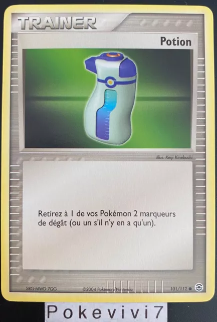 Carte Pokemon POTION 101/112 Bloc EX Rouge Feu Vert Feuille FR NEUF