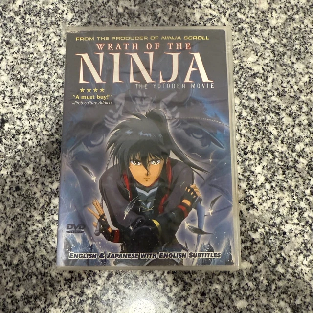 WRATH OF THE Ninja The Yotoden Movie DVD English Japanese