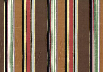 EC MIlls Fabric Jay Yang  Dhaka  Brown Linen Blend Drapery Upholstery 2