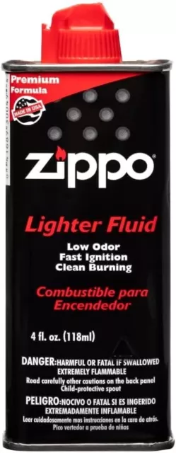 4 oz Lighter Fluid Fuel Refill Cigarette Lighter