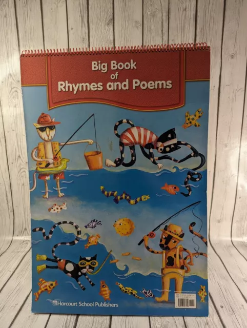 Teacher BIG BOOK OF RHYMES AND POEMS Harcourt School Publishers Large Easel 1st Teacher BIG BOOK OF RHYMES AND POEMS Harcourt School Publishers Large Easel 1st