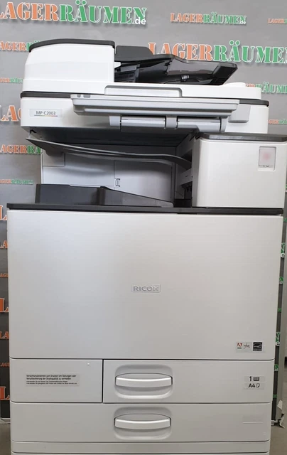 Ricoh Aficio MP C2003 SP,  Dru/Kop/San - A3-Laser-Farbe ( 0712231318) Bastler