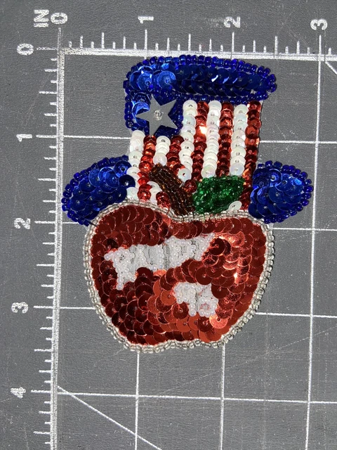 Rudy Giuliani 1993 Paillettes Perline Toppa New York Città Mayoral Elezioni Big