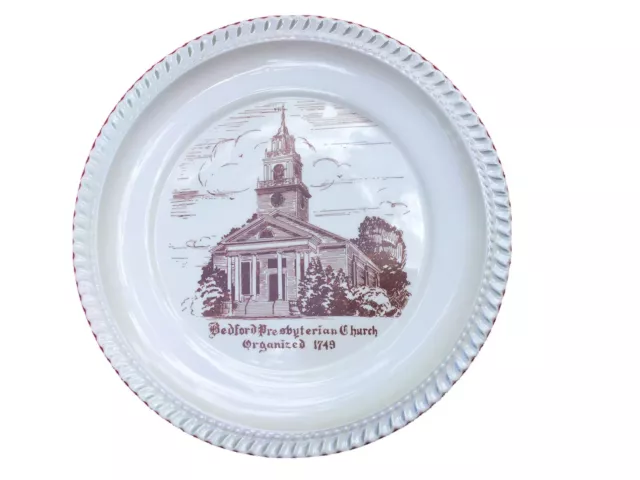 Bedford NH Presbyterian Church Vintage Plate