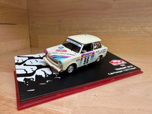 Miniature Ixo IST083 – Trabant 601 Fresquet 96 – Rallye Monte Carlo 1992 – Échelle 1:43