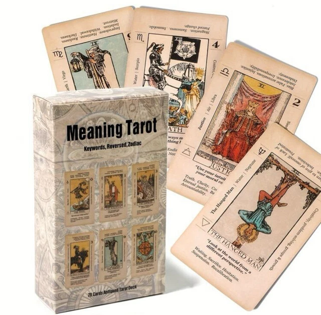 MEANING TAROT Beginner Tarot Card Deck 78 Cards 14.00 PicClick
