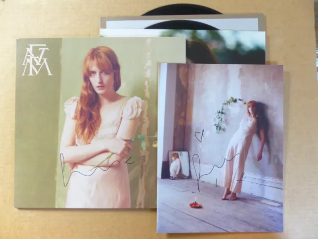 Disco de vinilo firmado FLORENCE + THE MACHINE firmado HIGH AS HOPE