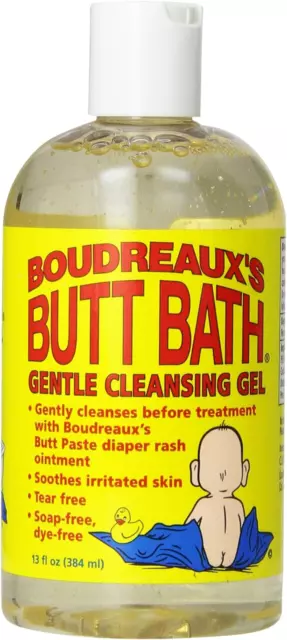 (3 Pack) NEW Boudreaux'S Butt Bath Gentle Cleansing Gel 13 Ounces