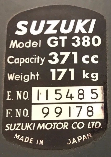 suzuki gt380